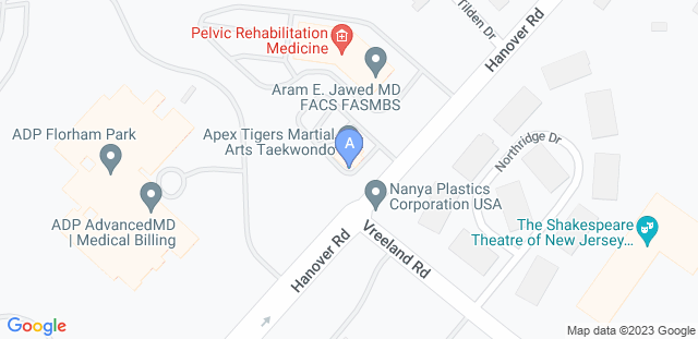 Map to Apex Tigers Martial Arts Taekwondo 